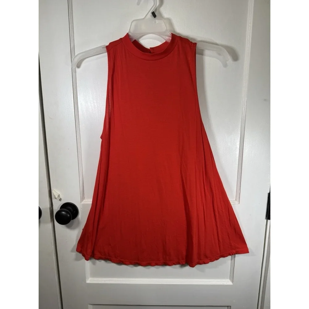 Loft Swing Tunic, Orange, Sleeveless Size M - Picture 1 of 6